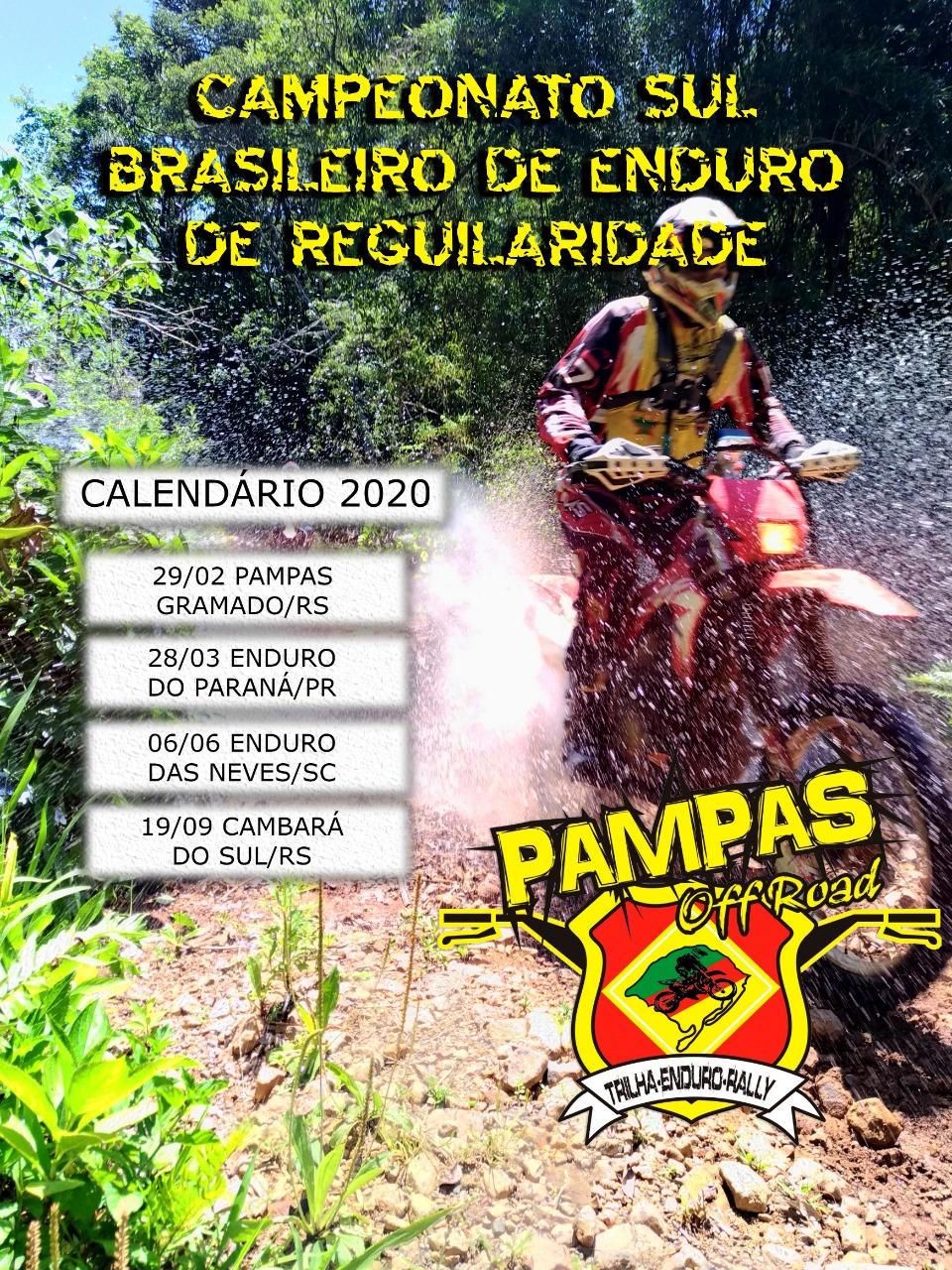 Definido calendário do Campeonato Paranaense de Enduro de Regularidade 2020